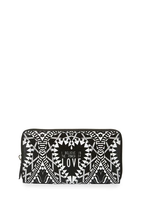 Givenchy Iconic Power of Love Zip Wallet, Black/Multi 